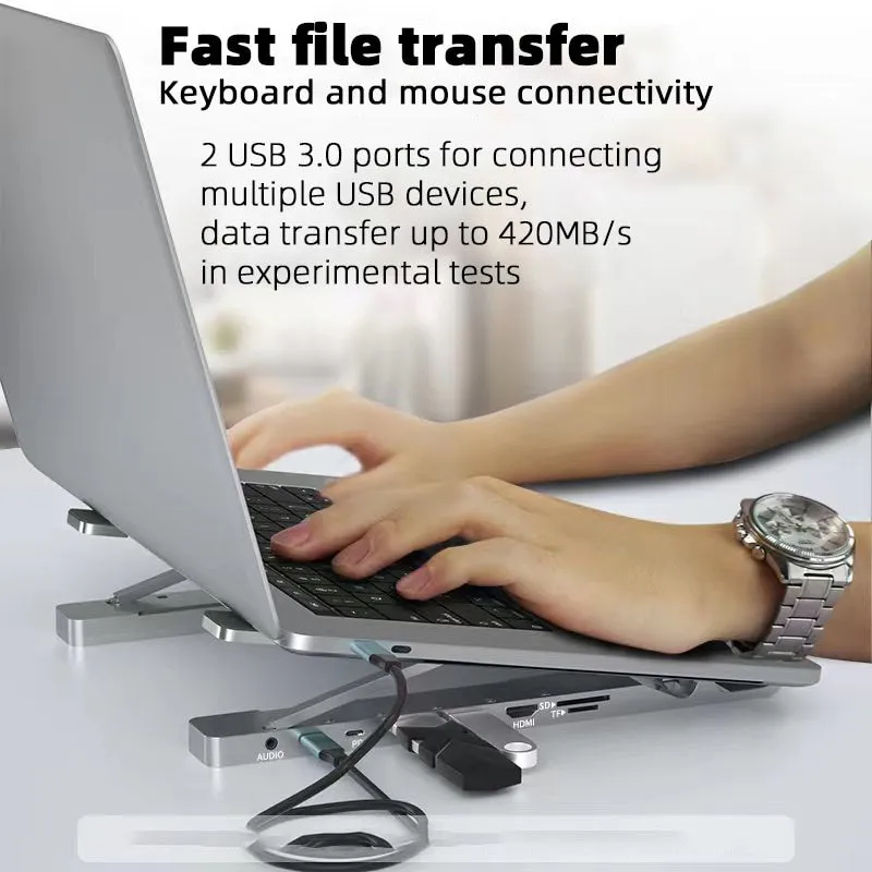 Laptop Cooling Stand   Docking station up to 15.6 inches
