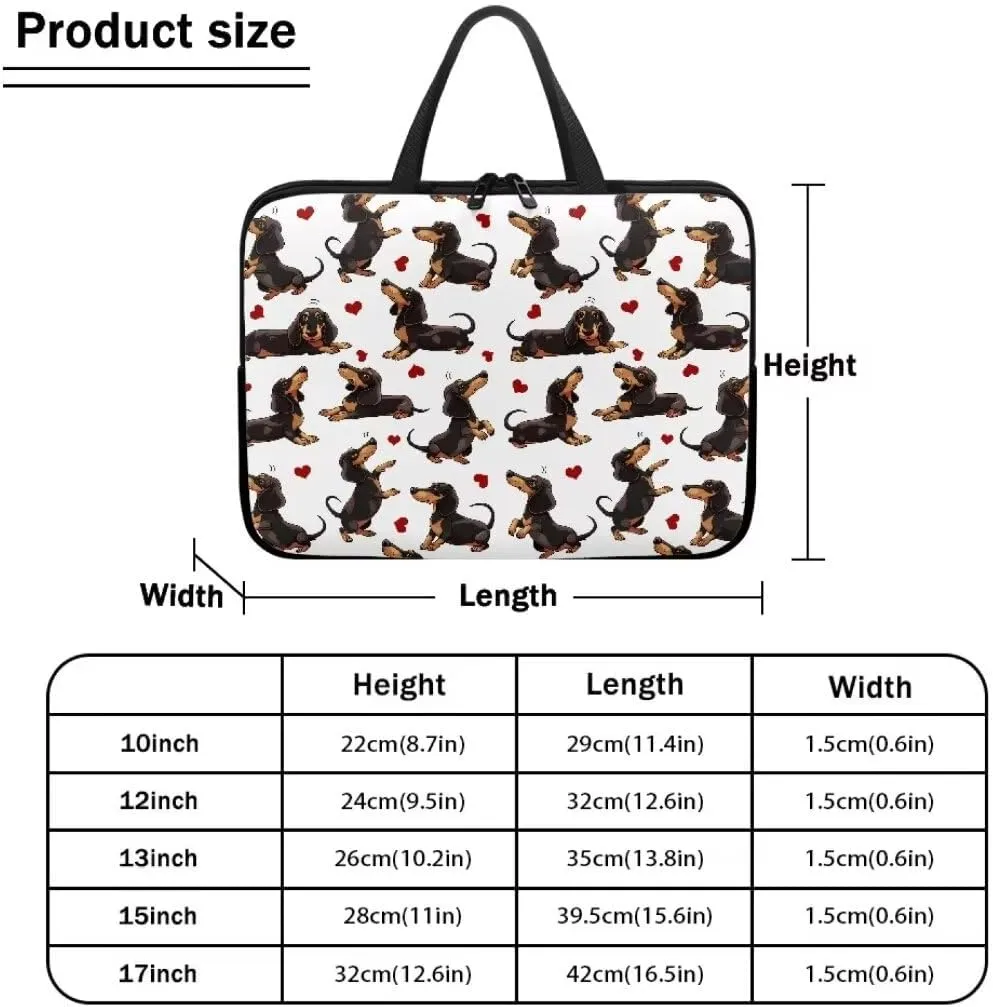 Laptop Sleeve Case with Handle Black White Marble Notebook Case for Notebook Briefcase for Office,Travel,Business-15 inch