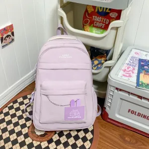 Large Capacity School Backpack Lightweight Women's Travel Shoulder Bags 1688-13