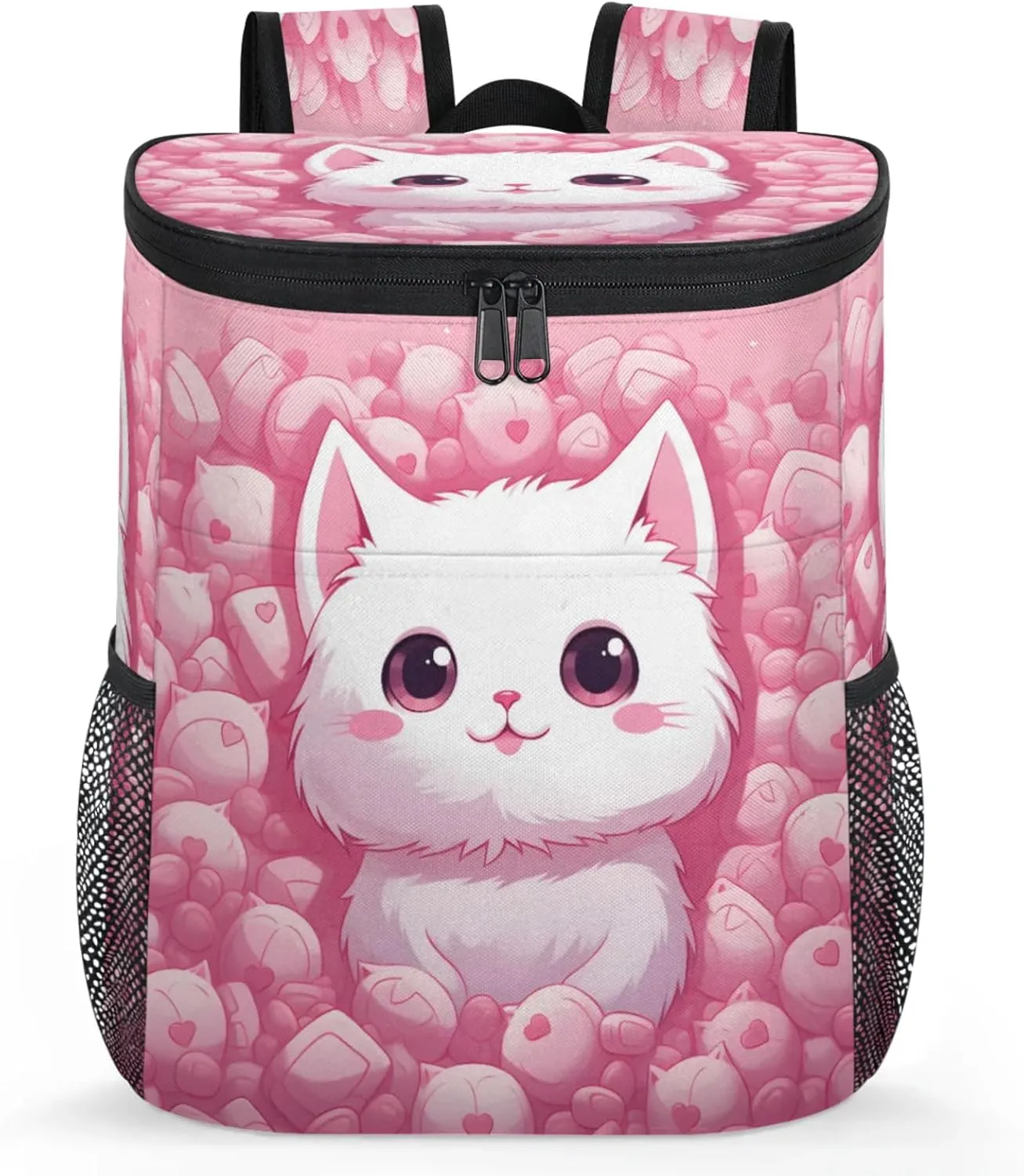 Large Insulated Cooler Backpack, Leak Proof Backpack 30 Cans, Cooler Bag for 12h Hot/Cold Retention