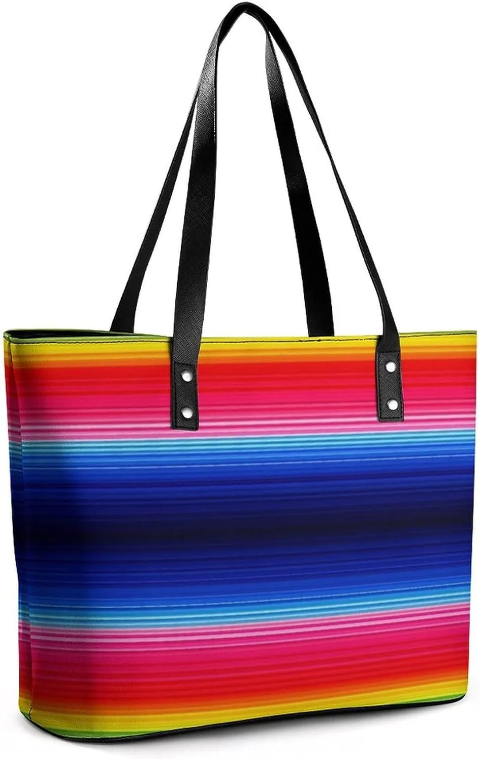 Large Leather Handbag Unisex Travel Lightweight Tote Bag For Daily Use