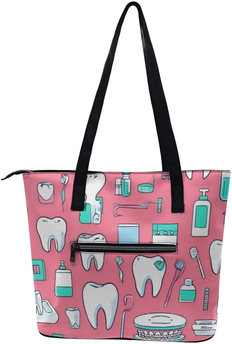 Large Leather Handbag Unisex Travel Lightweight Tote Bag For Daily Use
