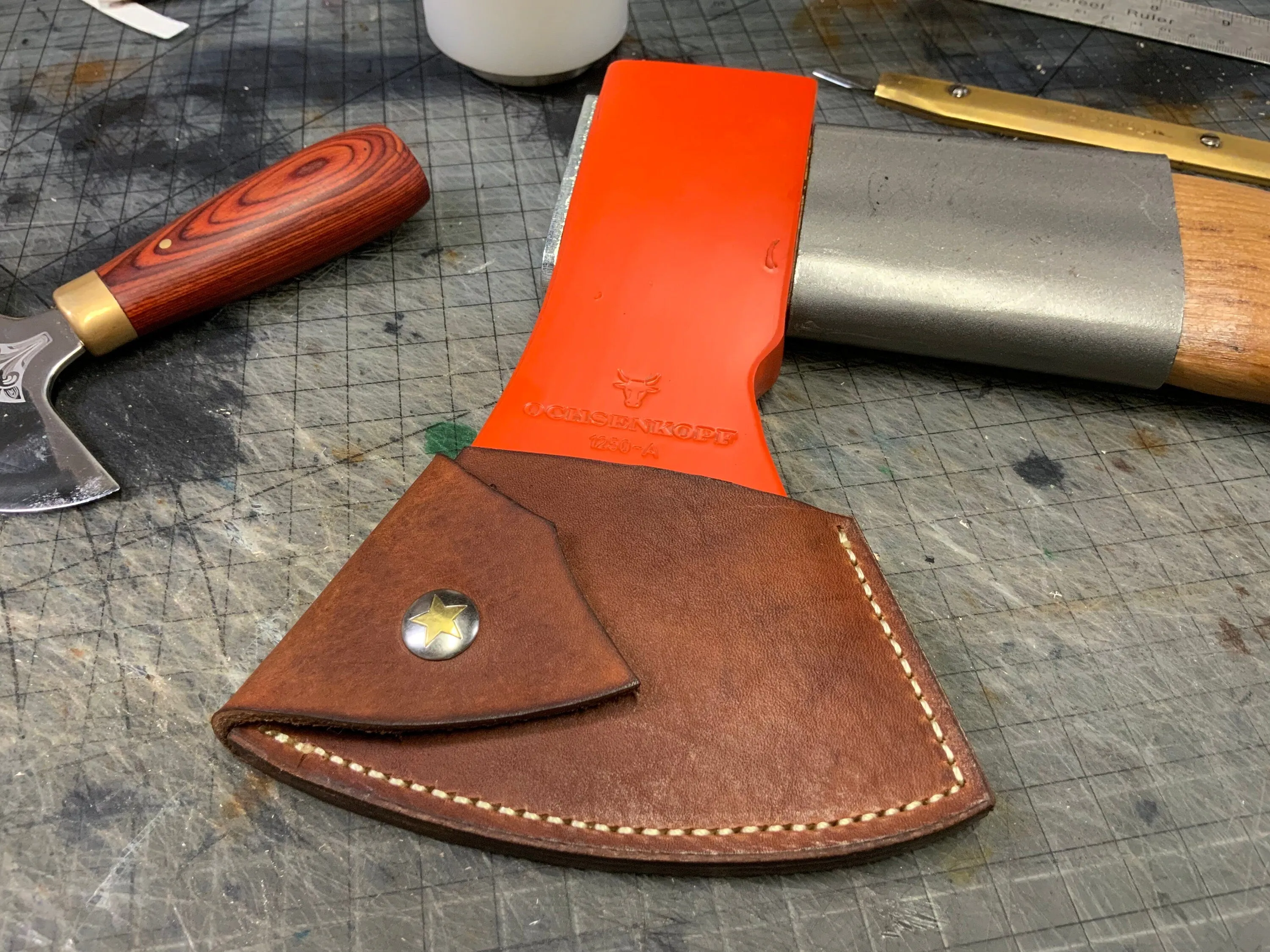 Leather Sheath for Stihl Pro Universal Forestry Axe (1250 gram)