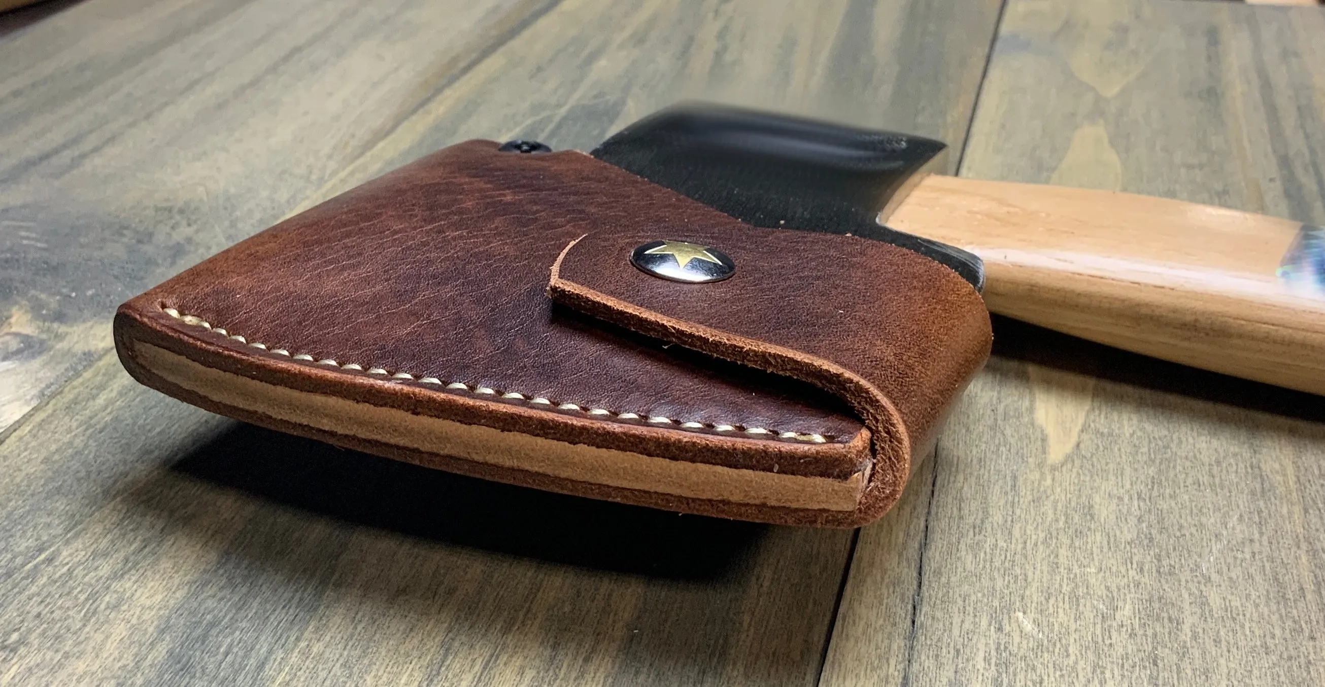 Leather Sheath for WATL "Jack of Clubs" axe/hatchet