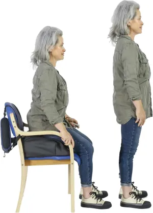 Lift Assist Compact for Travel- 400lb Capacity Chair Lift Assist for Seniors, 100% Stand Assist Chair Lifts for Elderly, Lightweight Sit-to-Stand Lift Seat, FSA/HSA Eligible