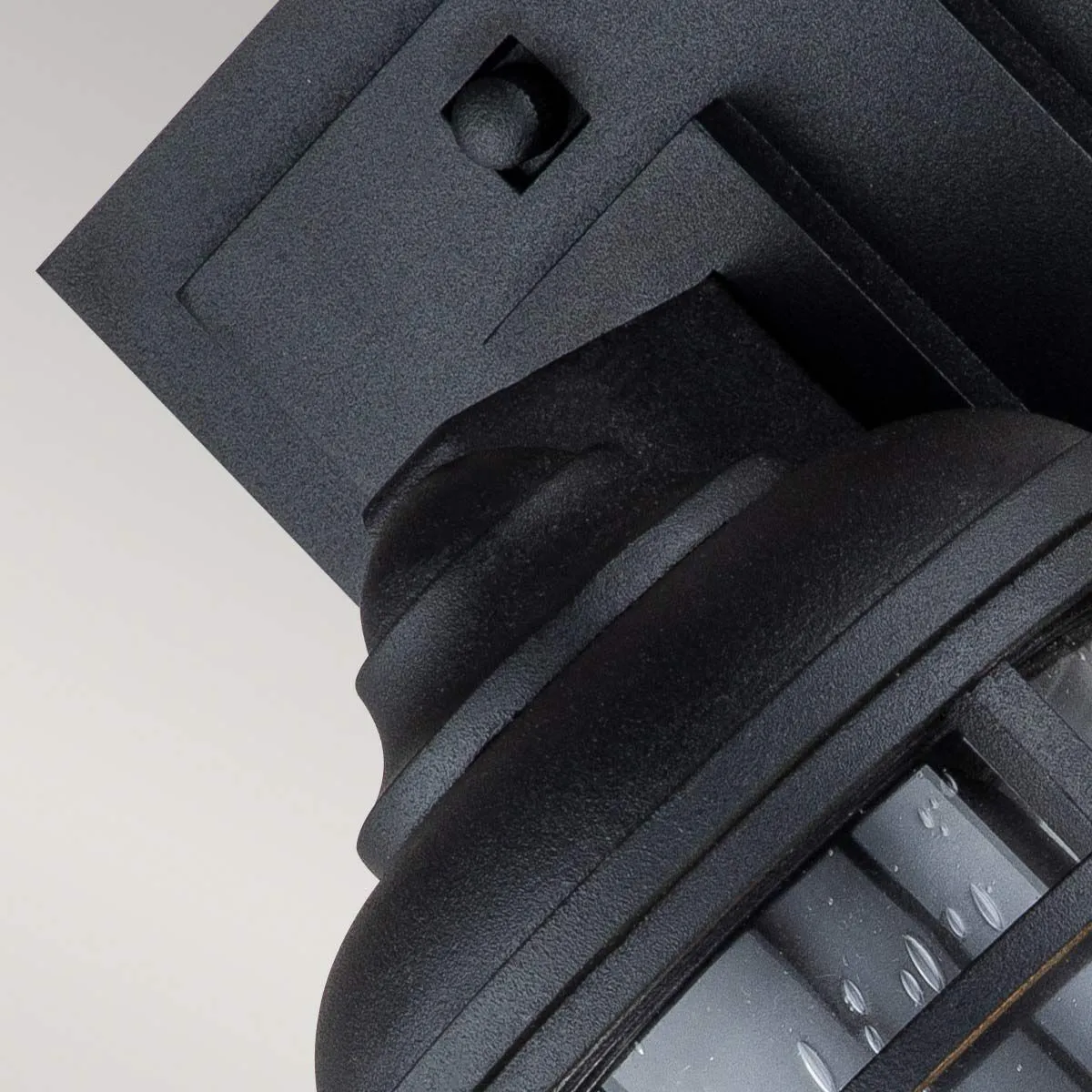 Lighthouse 1 Light Small Wall Lantern | Textured Black