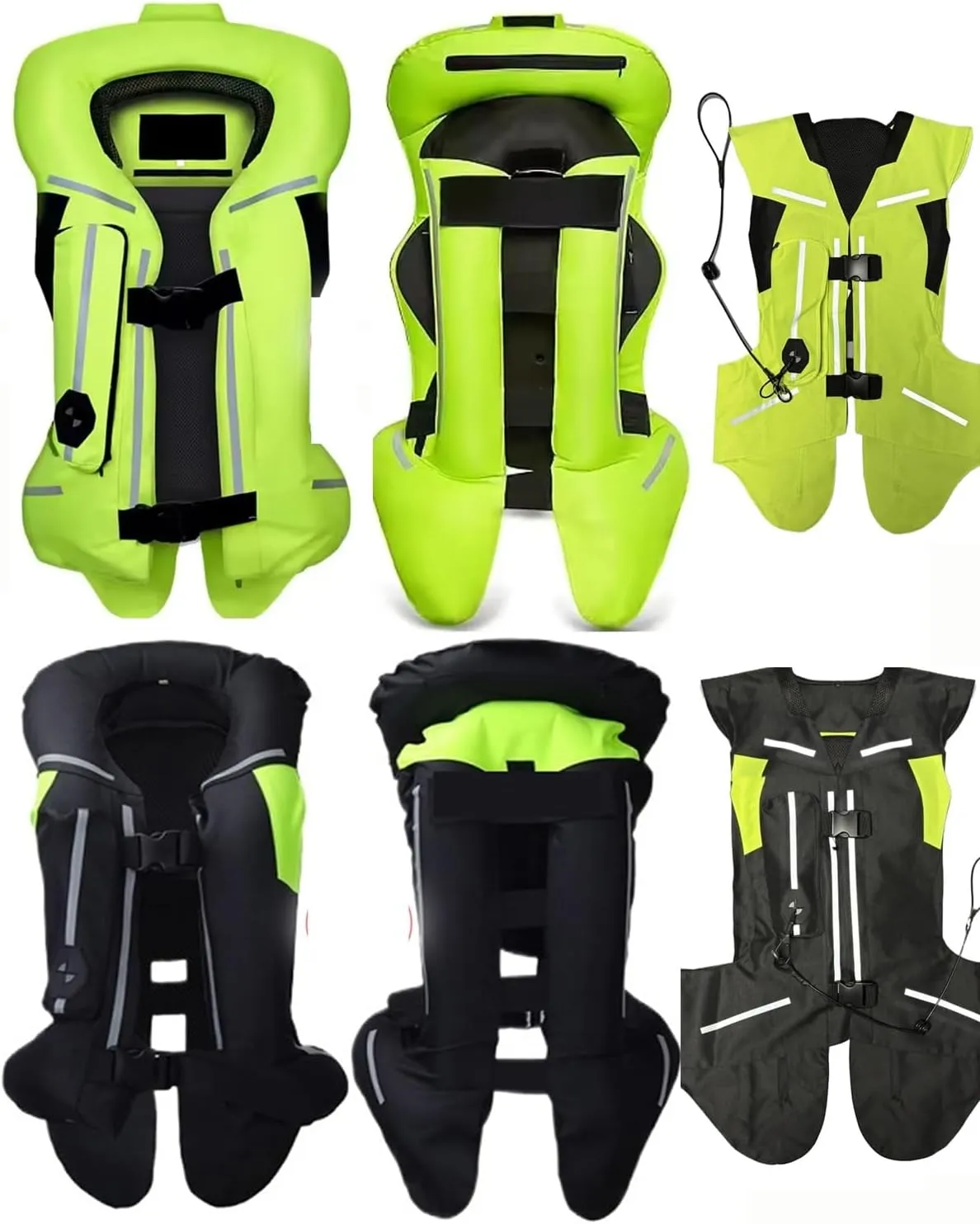 Lightweight Motorcycle Airbag Vest High Mobility Horse Riding Jackets Wearable Air Bag, Unisex, Equestrian