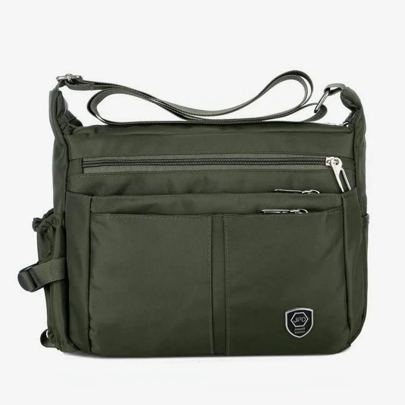 Lightweight Waterproof Multiple Pockets Crossbody Bag