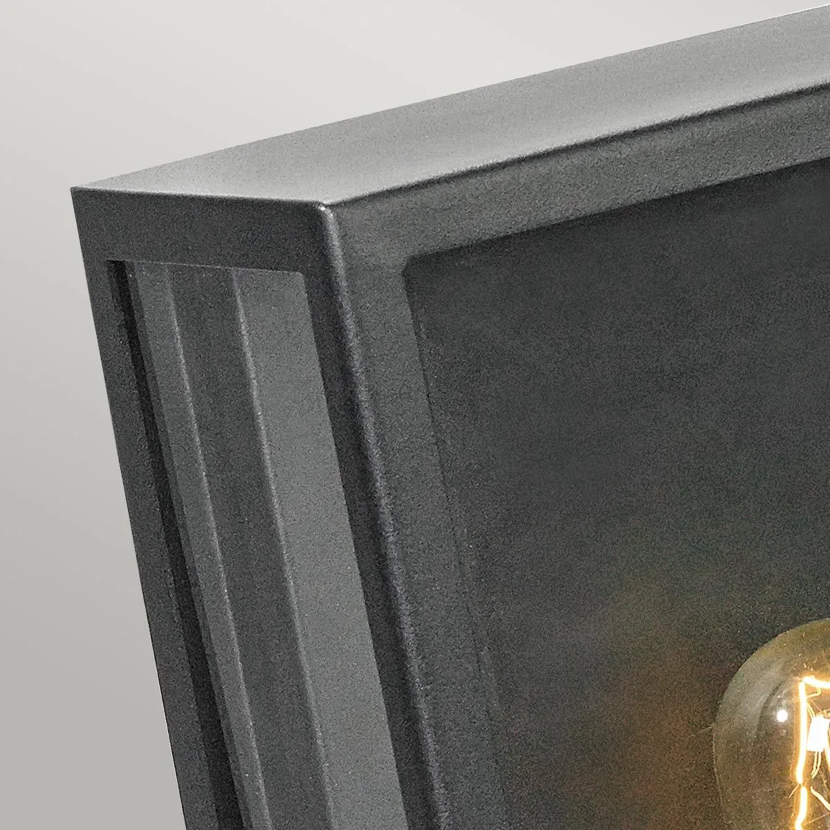 Lofoten 1 Light Half Lantern    | Black