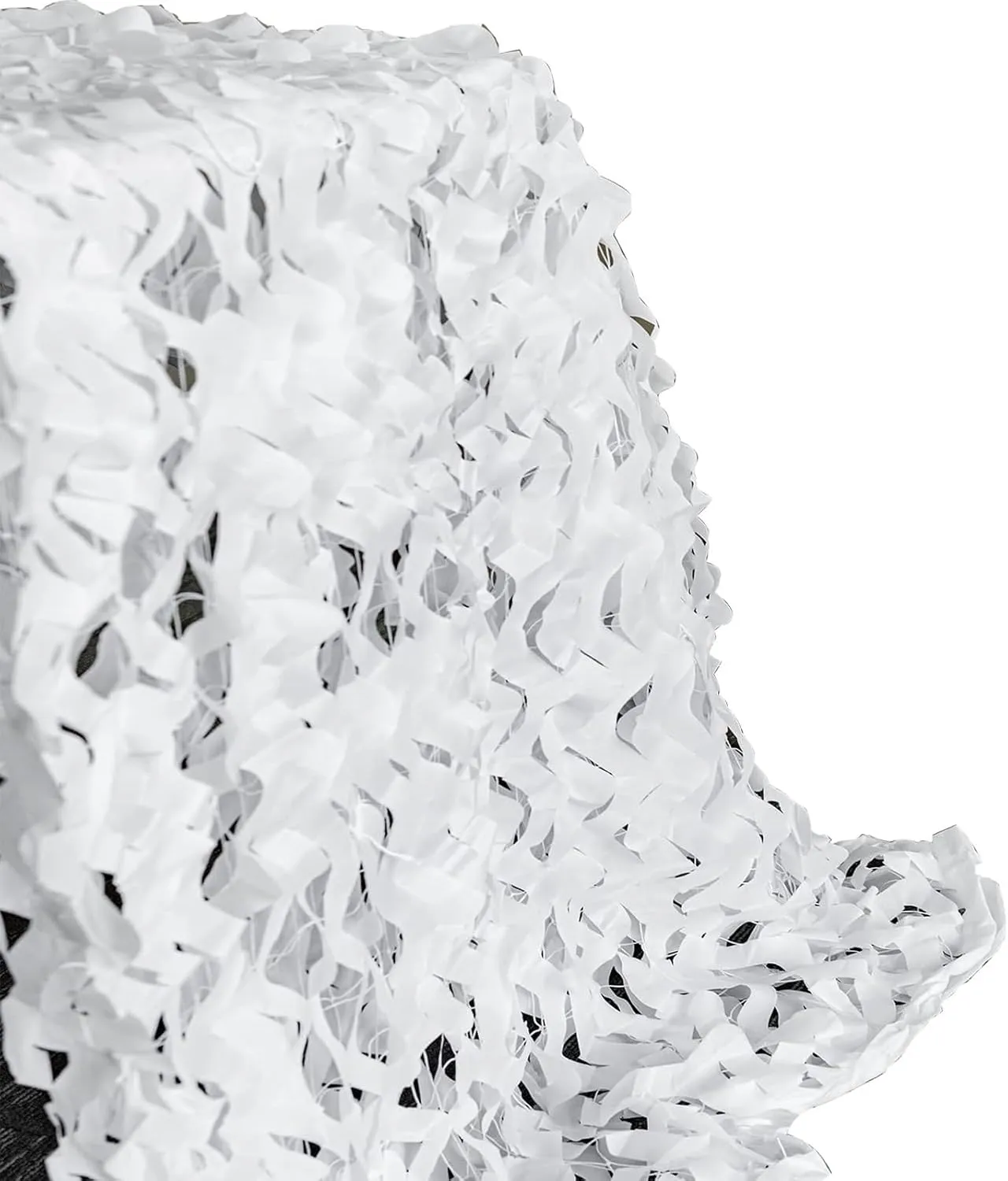 LTSRLL Reinforced Camo Netting - White - Camouflage Net Blinds - Tear Resistance Sunscreen Fabric Shade Netting for Tree Stand, Photography, Decorations