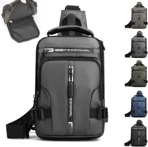 Luckyabow Waterproof Crossbody Bag, Luckyabow Waterproof Sling Bag, For Men Women
