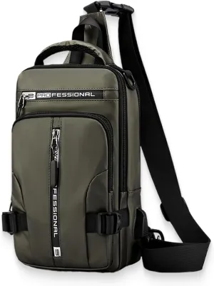 Luckyabow Waterproof Crossbody Bag, Multipurpose Waterproof Crossbody Bag for Men Women, Travel & Hiking Daypack