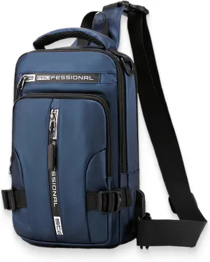 Luckyabow Waterproof Crossbody Bag, Multipurpose Waterproof Crossbody Bag for Men Women, Travel & Hiking Daypack
