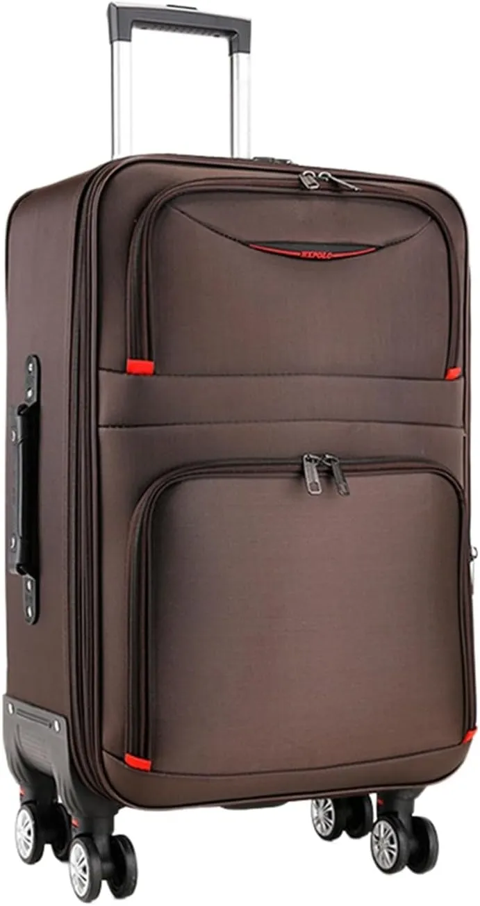 Luggage soft carrying bag with extended function capacity magnification 360° swivel casters quiet with key anti-theft waterproof carrying bag soft sides easy to carry multifunctional unisex travel bu