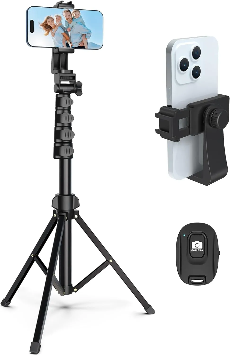 Luxora Portable Tripod Mount Stand for Cell Phone & Camera