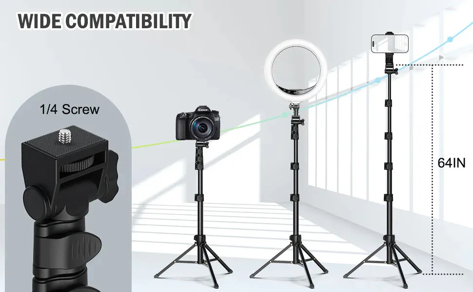 Luxora Portable Tripod Mount Stand for Cell Phone & Camera