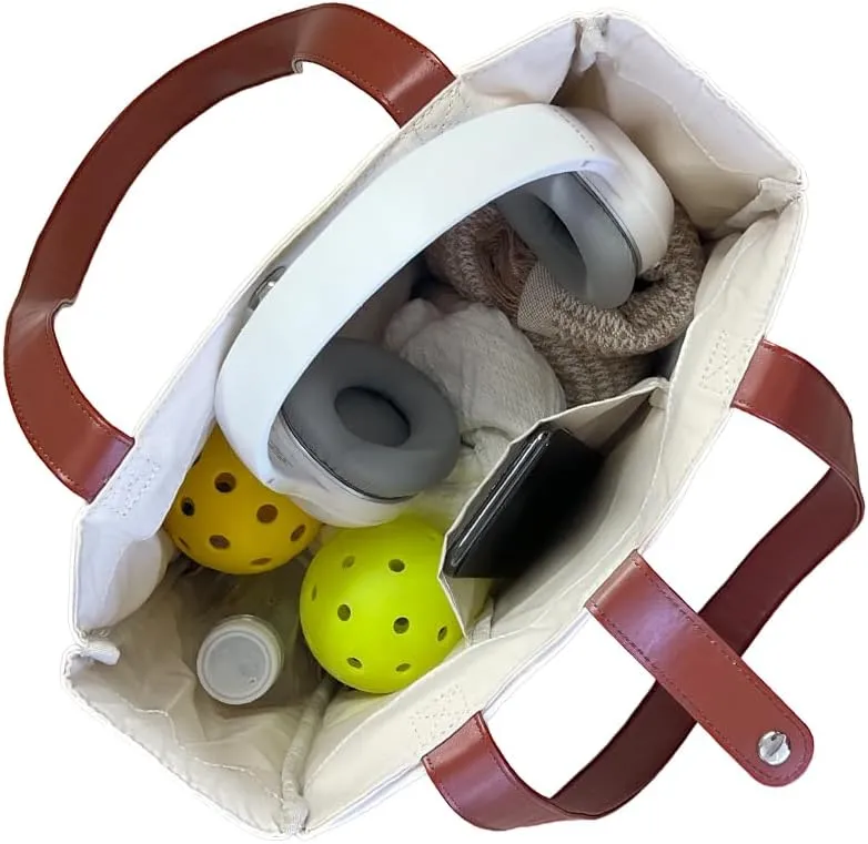 LUZZ Pickleball Tote Bag Sport Duffle Bag Pickleball Handbag with Paddle Pocket
