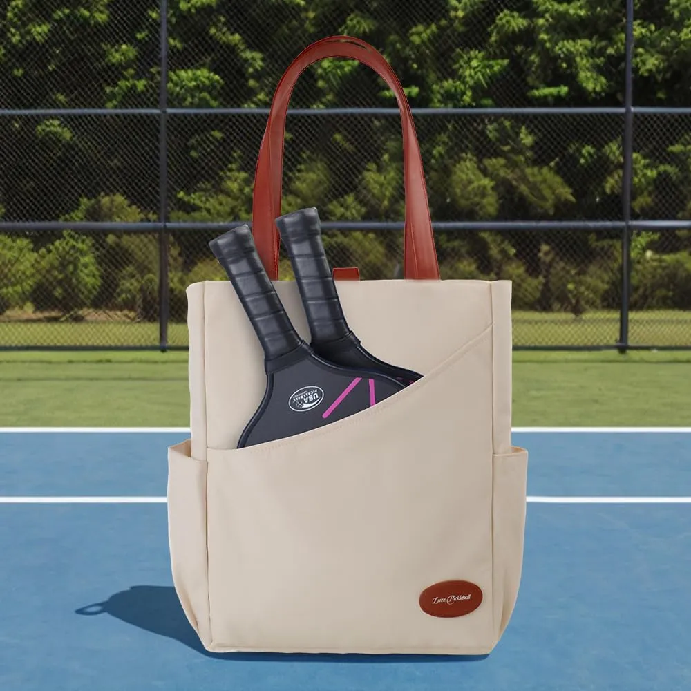 LUZZ Pickleball Tote Bag Sport Duffle Bag Pickleball Handbag with Paddle Pocket