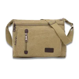 Maddie | Timeless Canvas Crossbody Messenger Bag