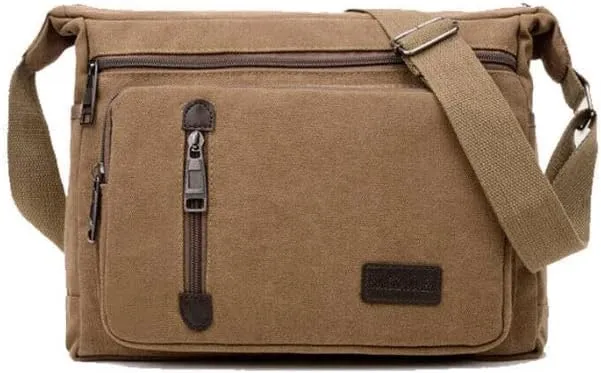 Maddie | Timeless Canvas Crossbody Messenger Bag