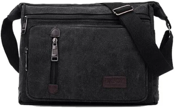 Maddie | Timeless Canvas Crossbody Messenger Bag