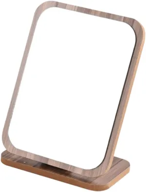 Makeup Mirror Chic Desktop Vanity Mirror for Bedroom Non Skid Rotatable Design for Daily Cosmetics Durable and Easy to Maintain Present for Friends and Family