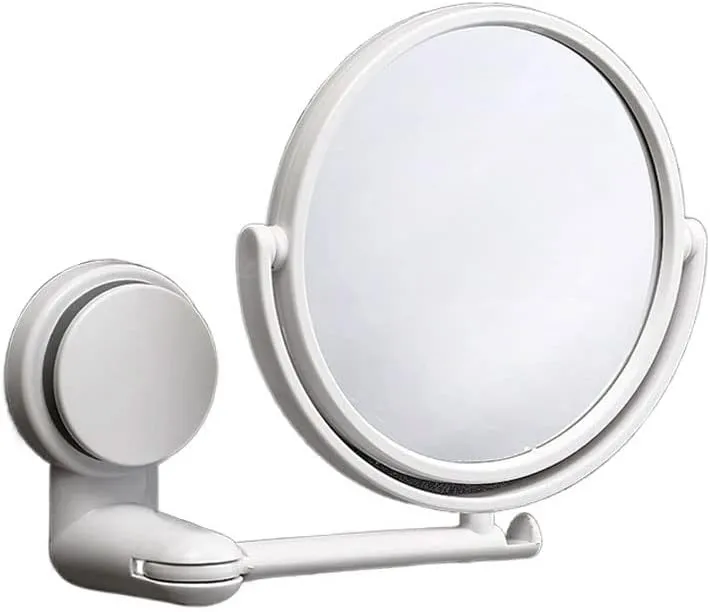 Makeup Mirror Makeup Mirror Without Punching Wall-Mounted Foldable Wall-Mounted Mirror Bathroom Mirror High-Definition Mirror Vanity Mirror