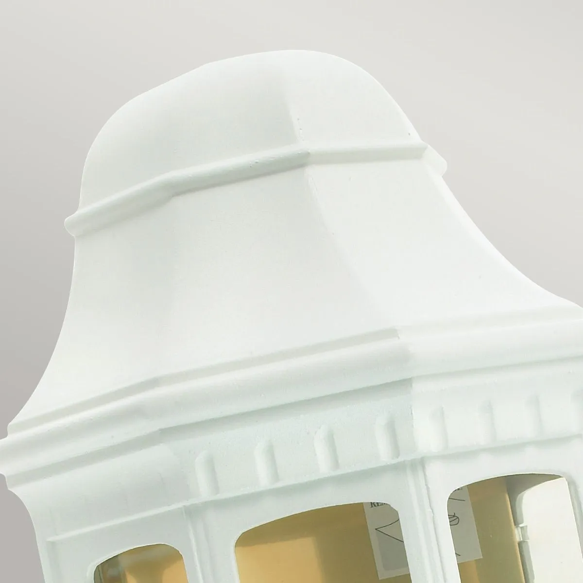 Malaga 1 Light Wall Lantern - White  | White