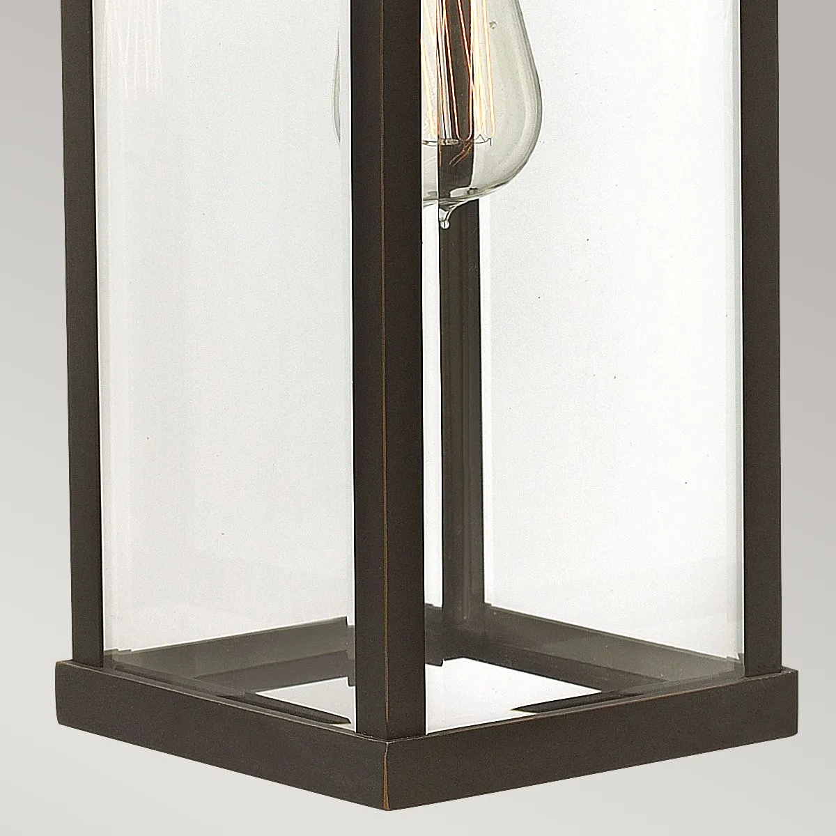 Manhattan 1 Light Large Wall Lantern | Oil Rubbed Bronze