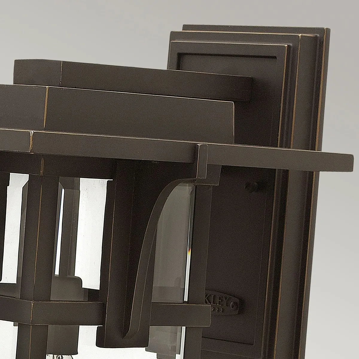 Manhattan 1 Light Large Wall Lantern | Oil Rubbed Bronze