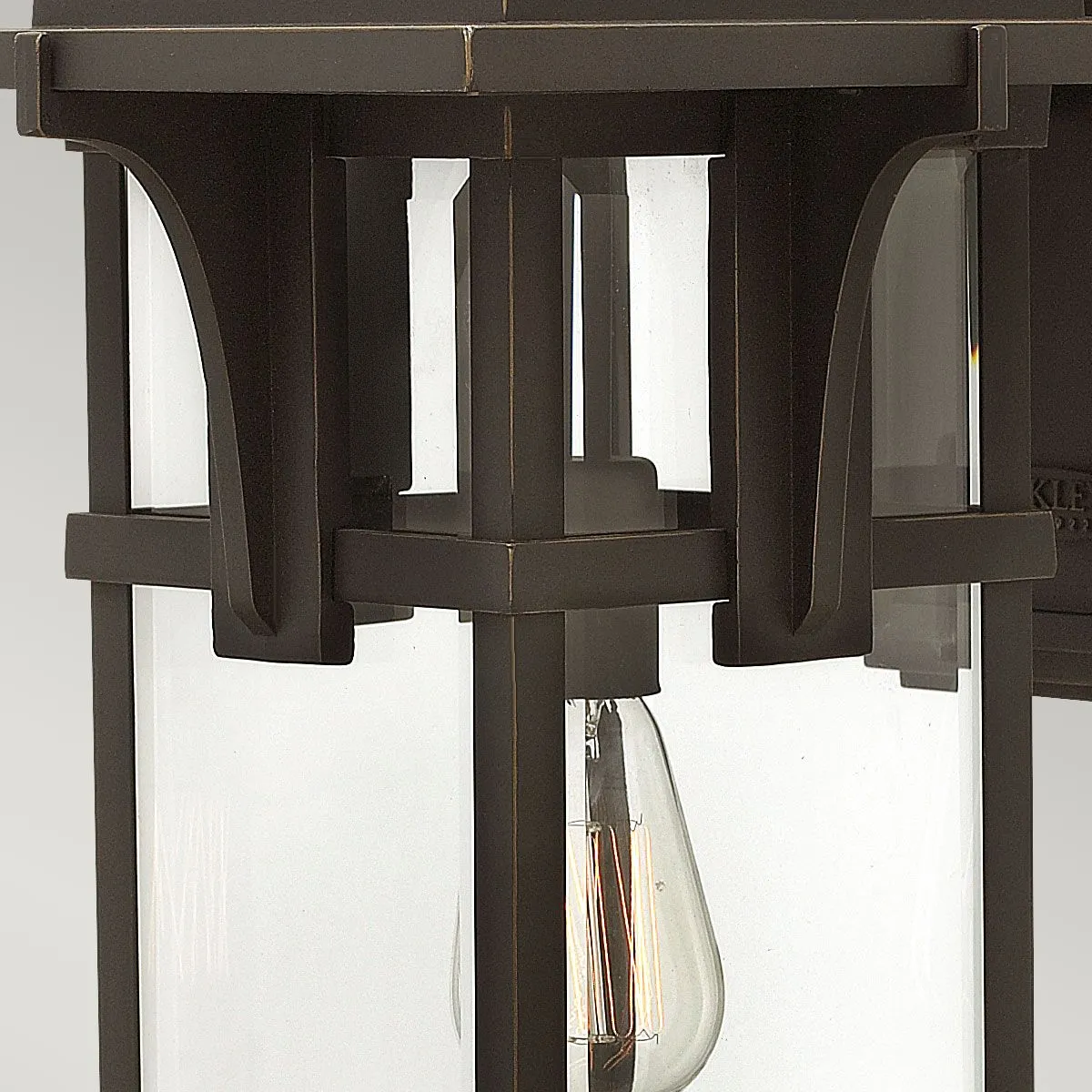 Manhattan 1 Light Large Wall Lantern | Oil Rubbed Bronze