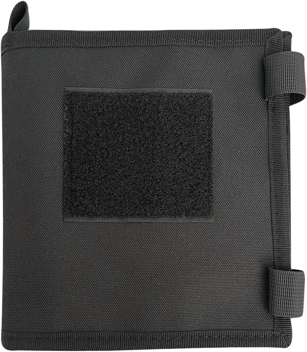Map Case - Tactical Notebook, Multifunctional Weatherproof Map Case for Military Hiking, Tactical, Outdoor Activities,Tactical Notebook, Multifunctional Water-Resistant Map Case (Black)