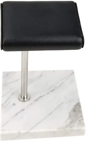 Marble and PU Leather Watch Holder Stand Storage Boxes Organizer Fashion Watch Display Case Jewelry Display Stand Gift Watch Display Boxes (Color : Black) (White) (White)