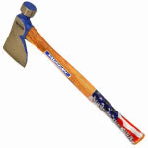 MARSHALLTOWN Vaughan RB28 Rig Builder Hatchet, 3-1/2 in Cutting Edge, 28 oz Head, Steel Head, Wood Handle, 17 in OAL