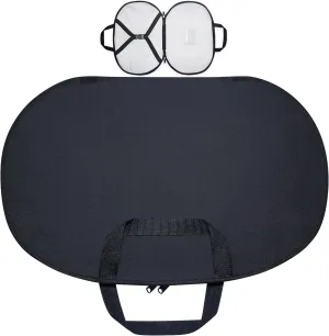 Masonic Chain Collar Case Black with White Lining Soft Padded, Freemason Carrying Bag