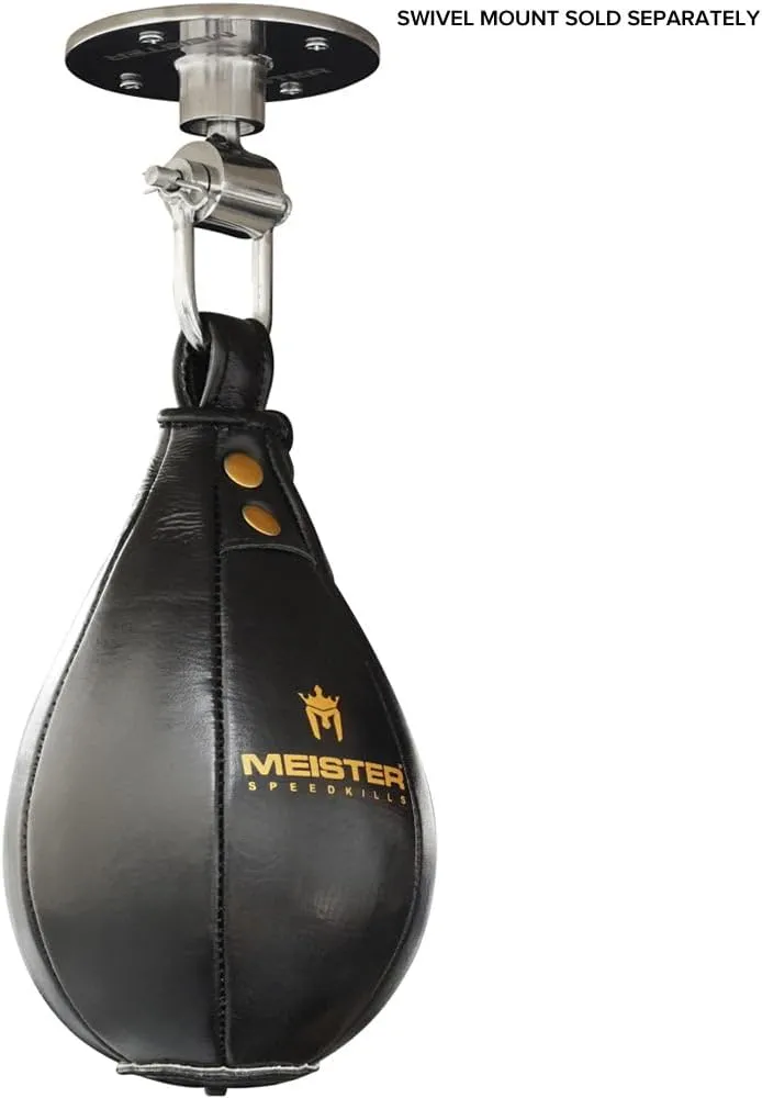 Meister SpeedKills Leather Speed Bag with Lightweight Latex Bladder