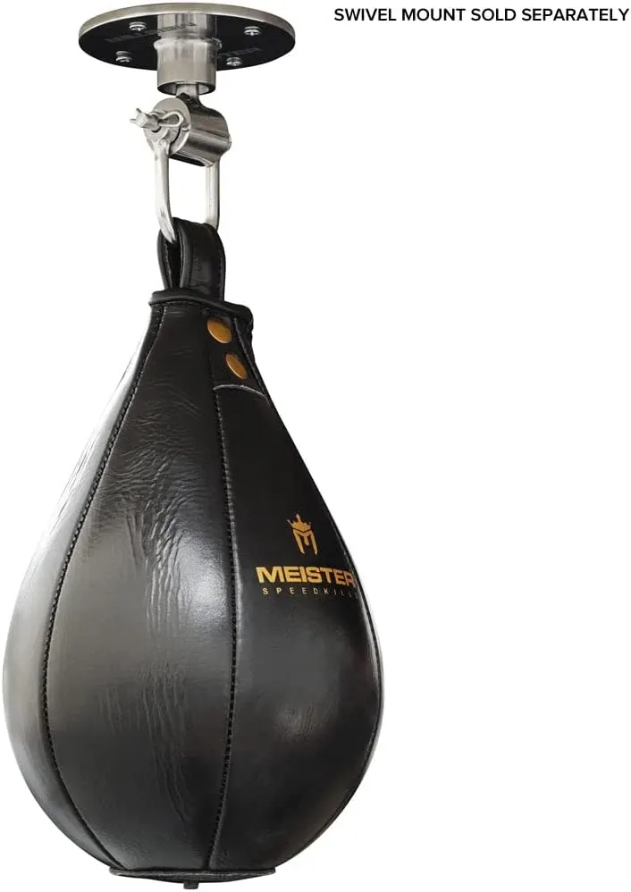 Meister SpeedKills Leather Speed Bag with Lightweight Latex Bladder
