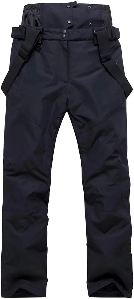 Mens Ski Jacket and Pants Set Ski Suit Winter Waterproof Windproof Hooded Snow Coat 2 Pieces Snowboarding Snowsuits