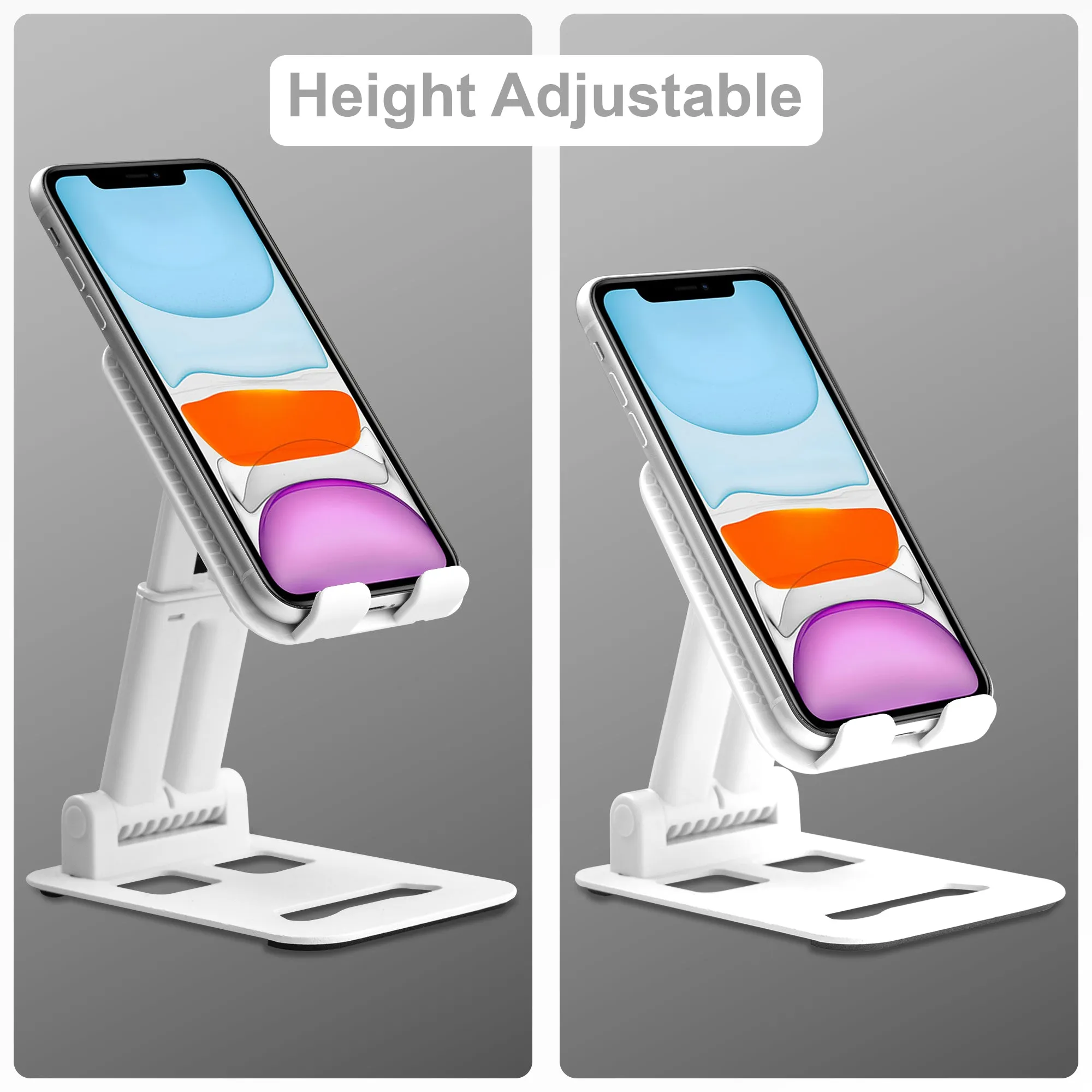 Metal Adjustable Mobile Phone Foldable Holder Stand