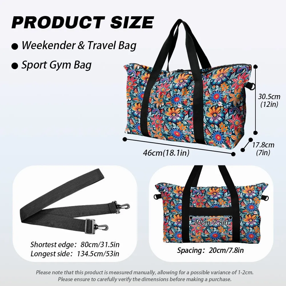 Mexican Floral Lightweight luggage