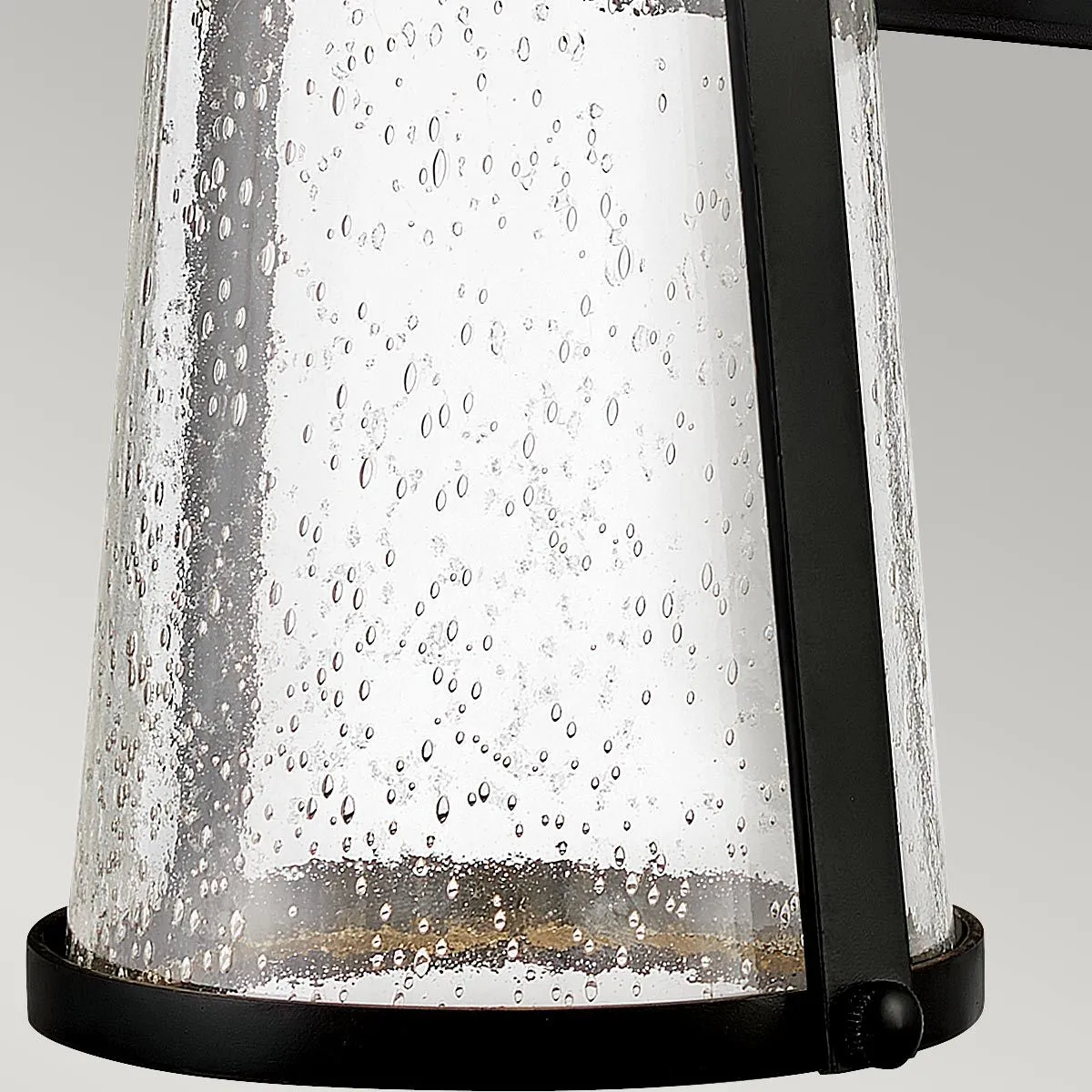 Miles 1 Light Wall Lantern | Black