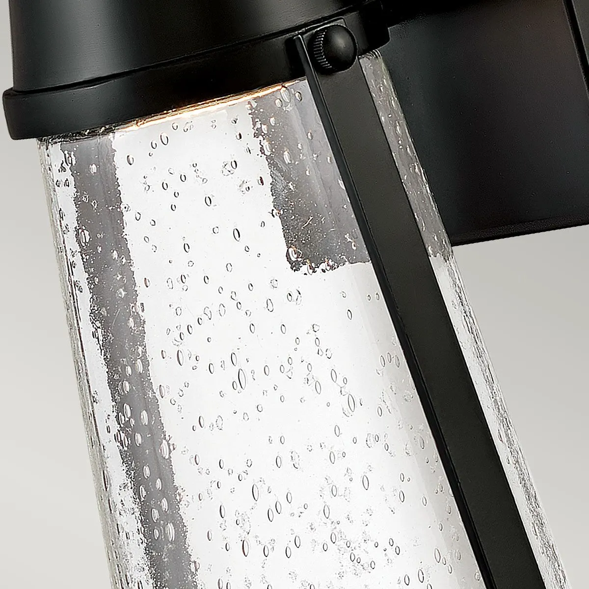 Miles 1 Light Wall Lantern | Black
