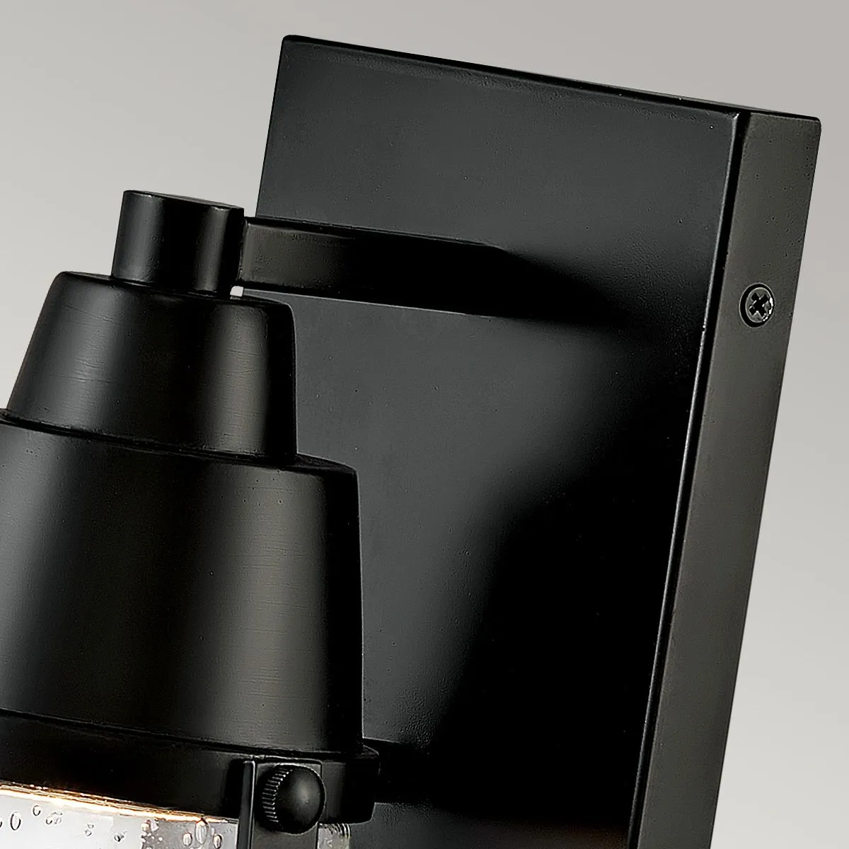 Miles 1 Light Wall Lantern | Black