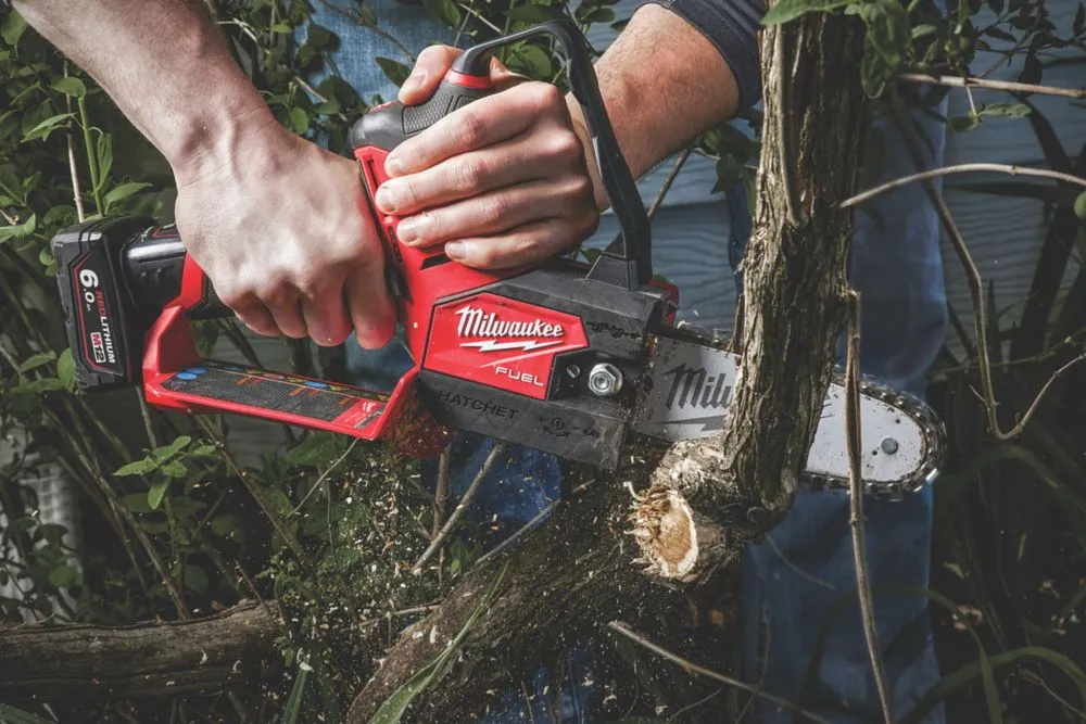 Milwaukee M12FHS-0 FUEL 12V Li-Ion RedLithium Brushless Cordless 15cm Chainsaw - Bare