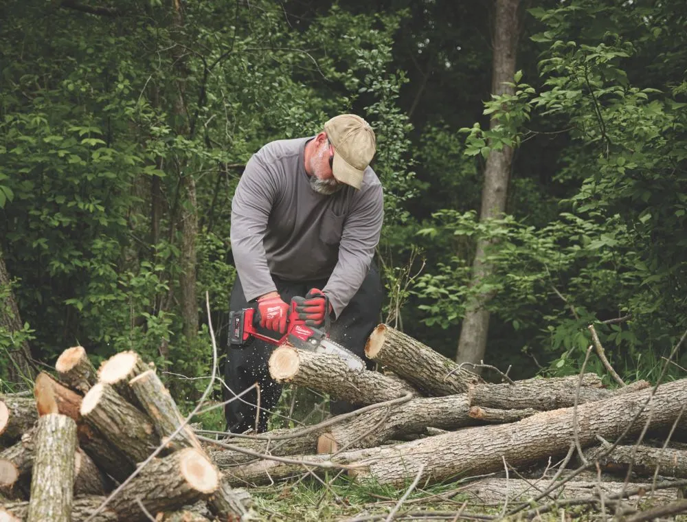 Milwaukee M18 FHS20-0 FUEL 18V 2 x 5.5Ah Li-Ion RedLithium High Output Brushless Cordless 20cm Hatchet Pruning Saw