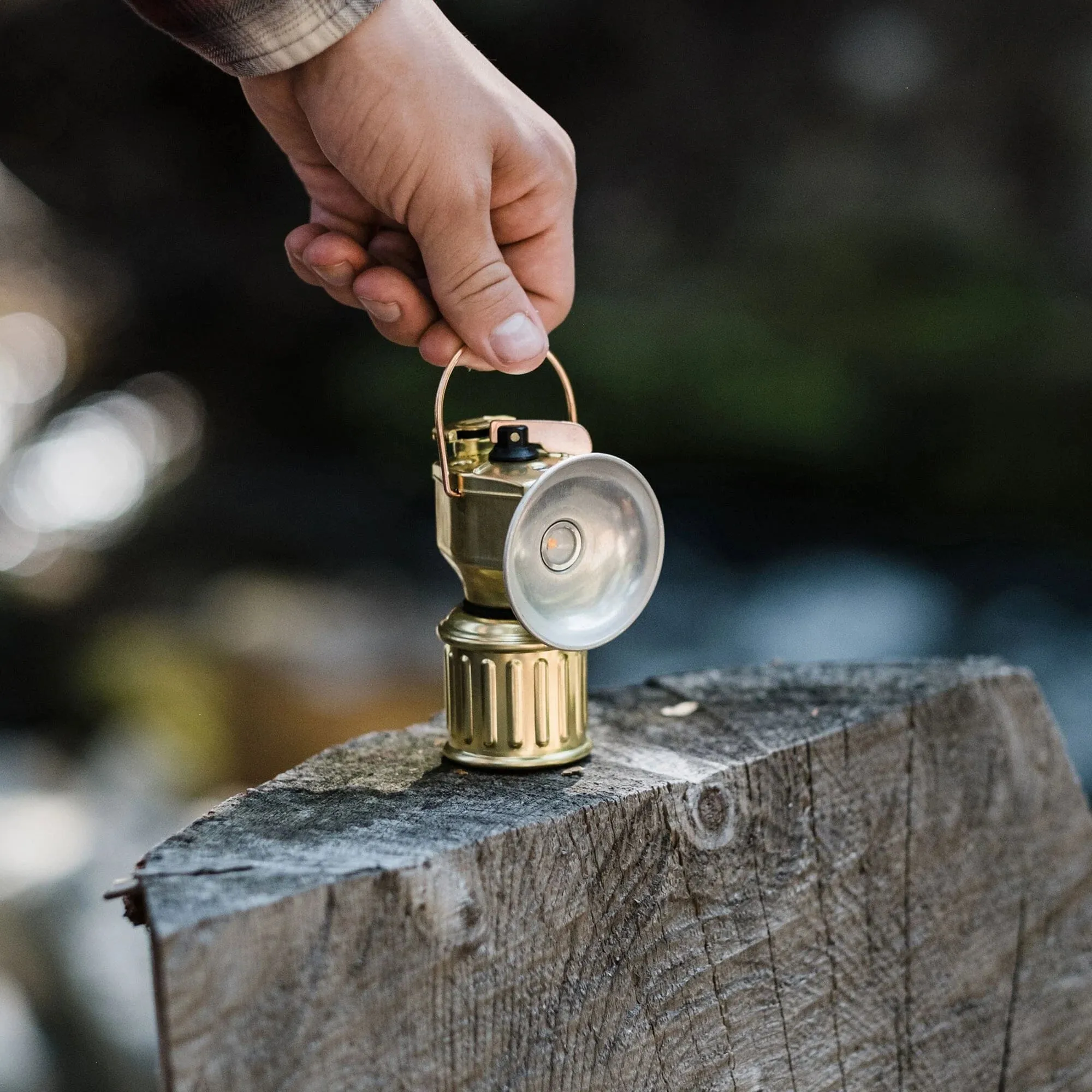 Miners Lantern - Brass