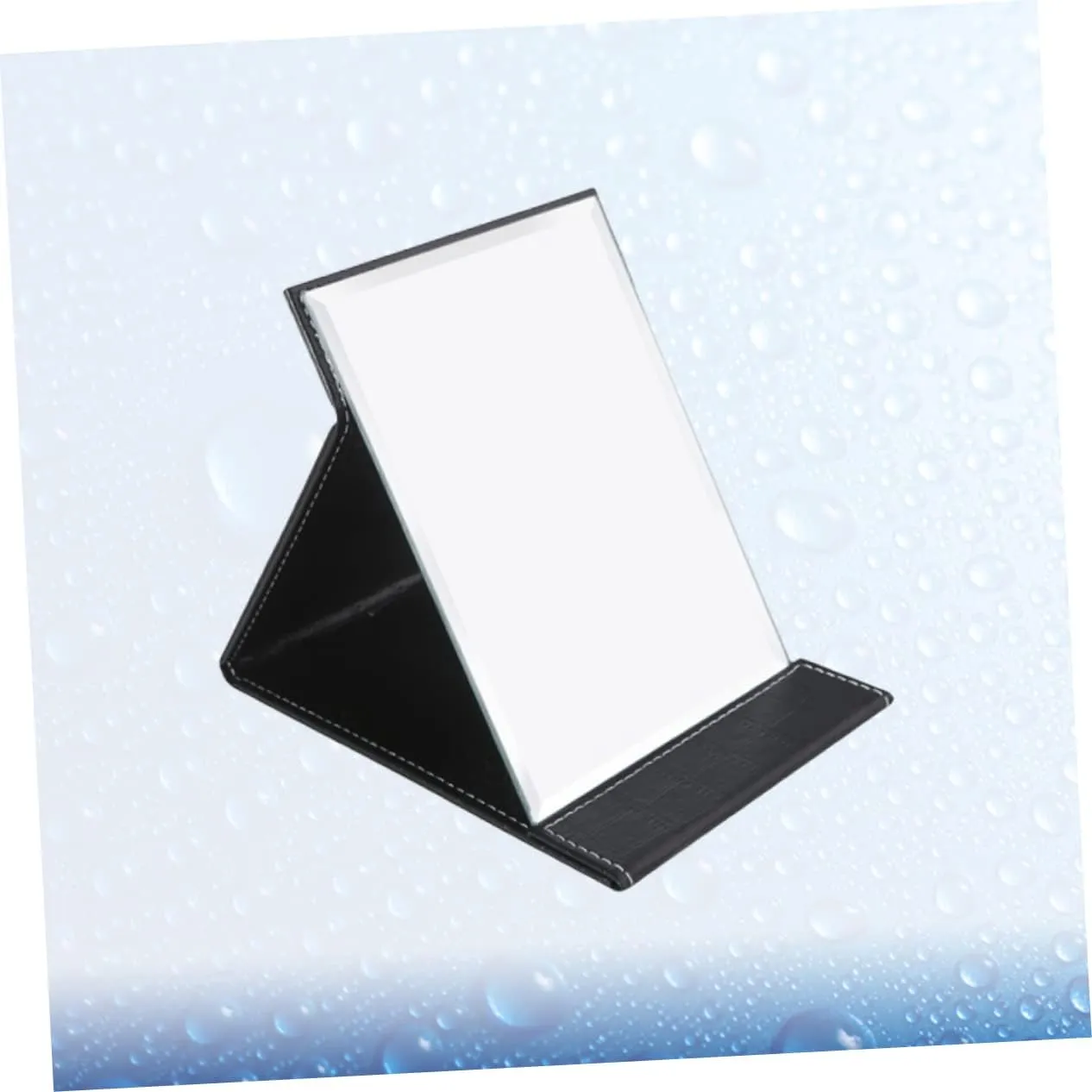 Minimalist Black Makeup Accessories Foldable Mirror Compact Mirror Fashion Mirror Led Lighting