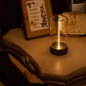 Minimalist Moving Filament Table Lamp