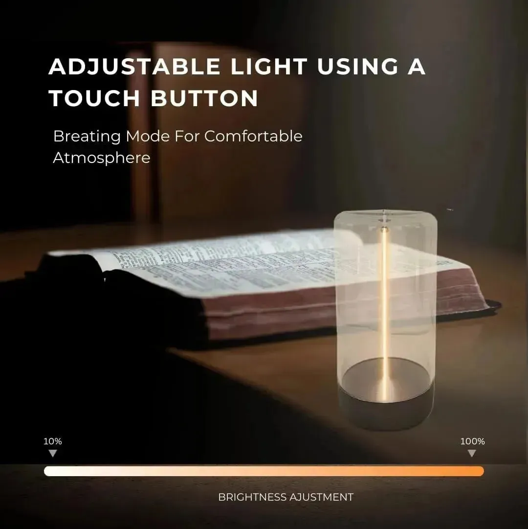 Minimalist Moving Filament Table Lamp