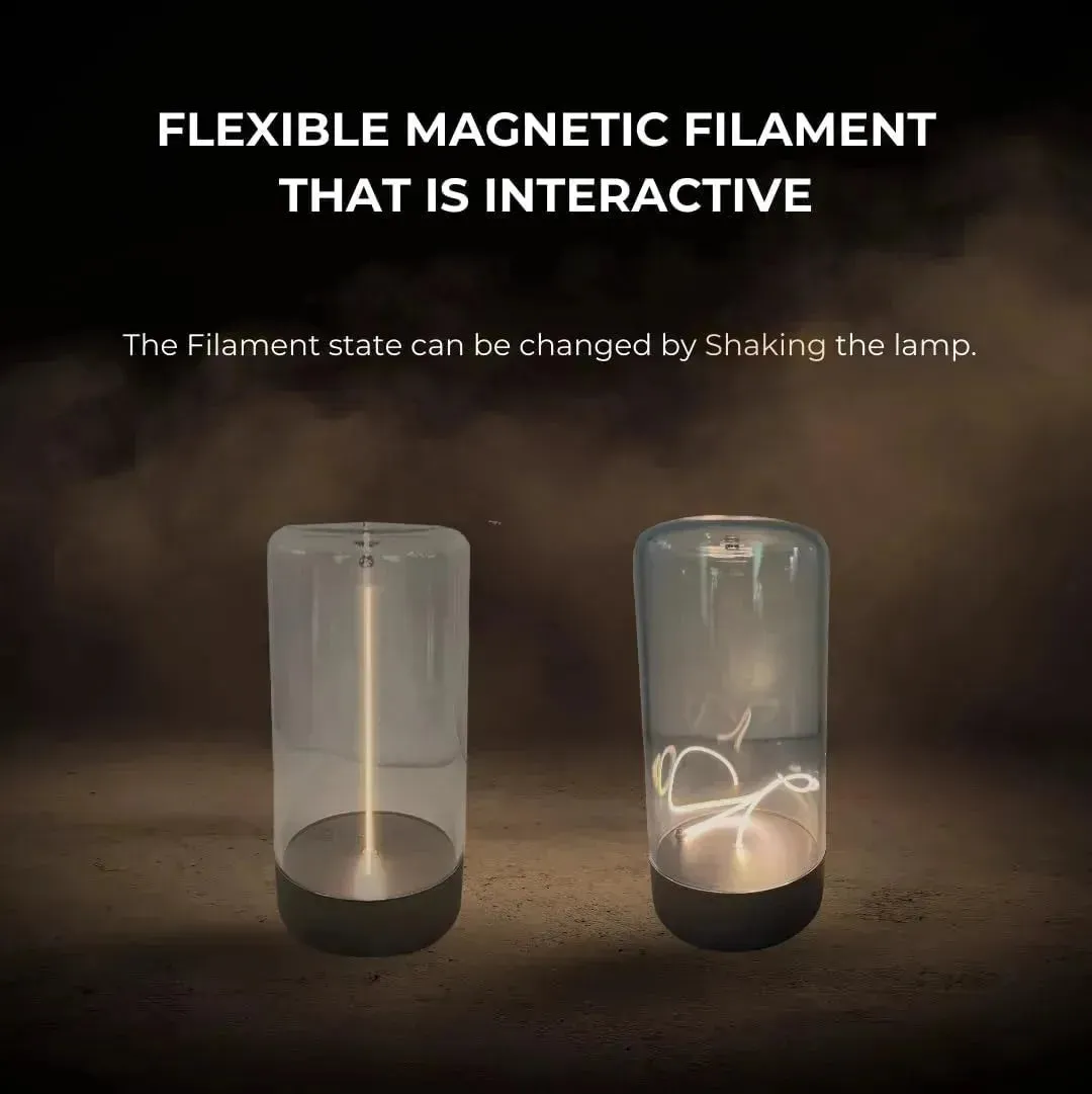 Minimalist Moving Filament Table Lamp
